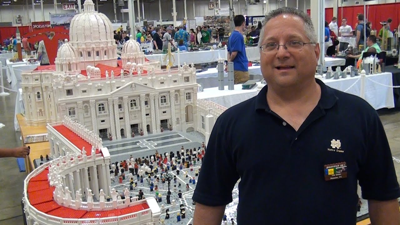 Massive LEGO Vatican St. Peter's Basilica with 500k+ Pieces!