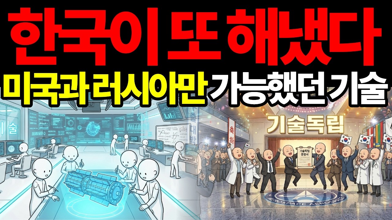세계 3번째 우주 심장 독자 개발! 미국·러시아 60년 독점 완전 붕괴시키며 1,300조 우주 경제 제패한 한국의 압도적 우위