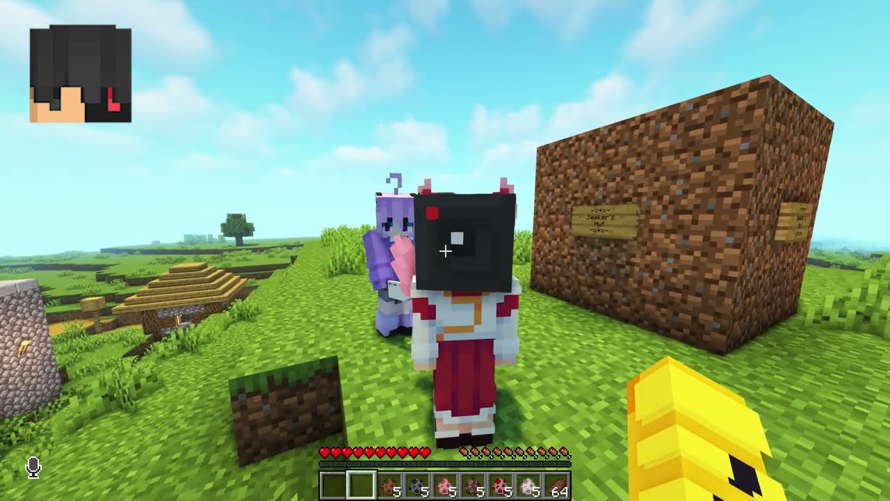 Hiding as MOBS in Minecraft!