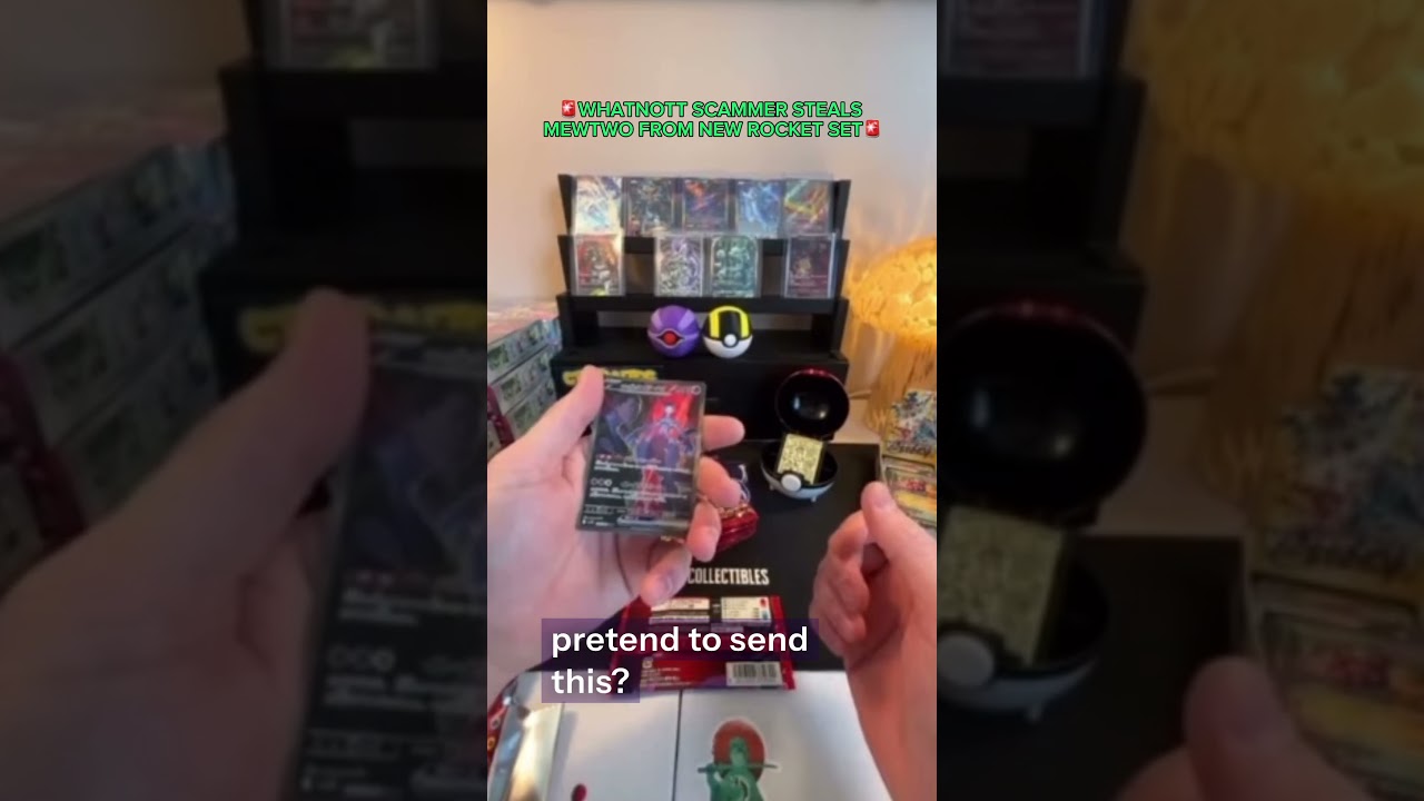Whatnot SCAMMER Steals Giovanni's Mewtwo - BeastlyCollectibles