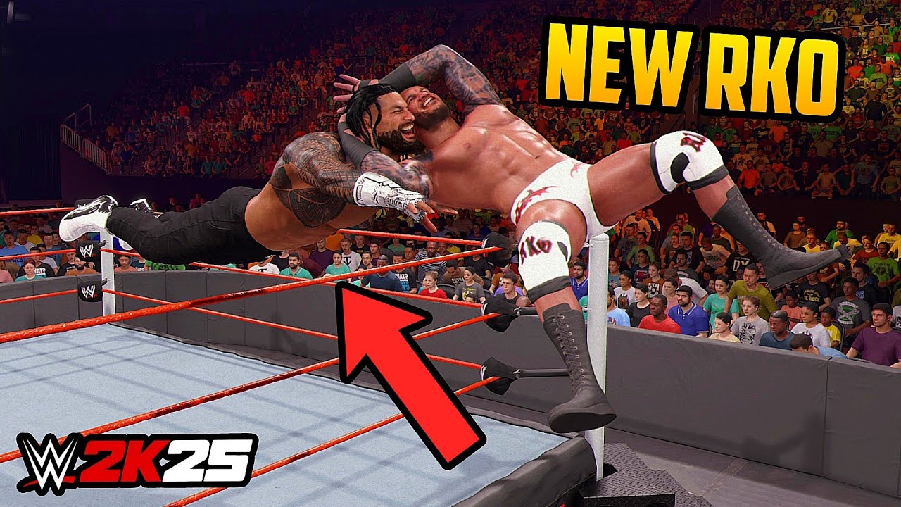 WWE 2K25: 20 минут НОВЫХ приёмов без остановки! (Пользовательский)