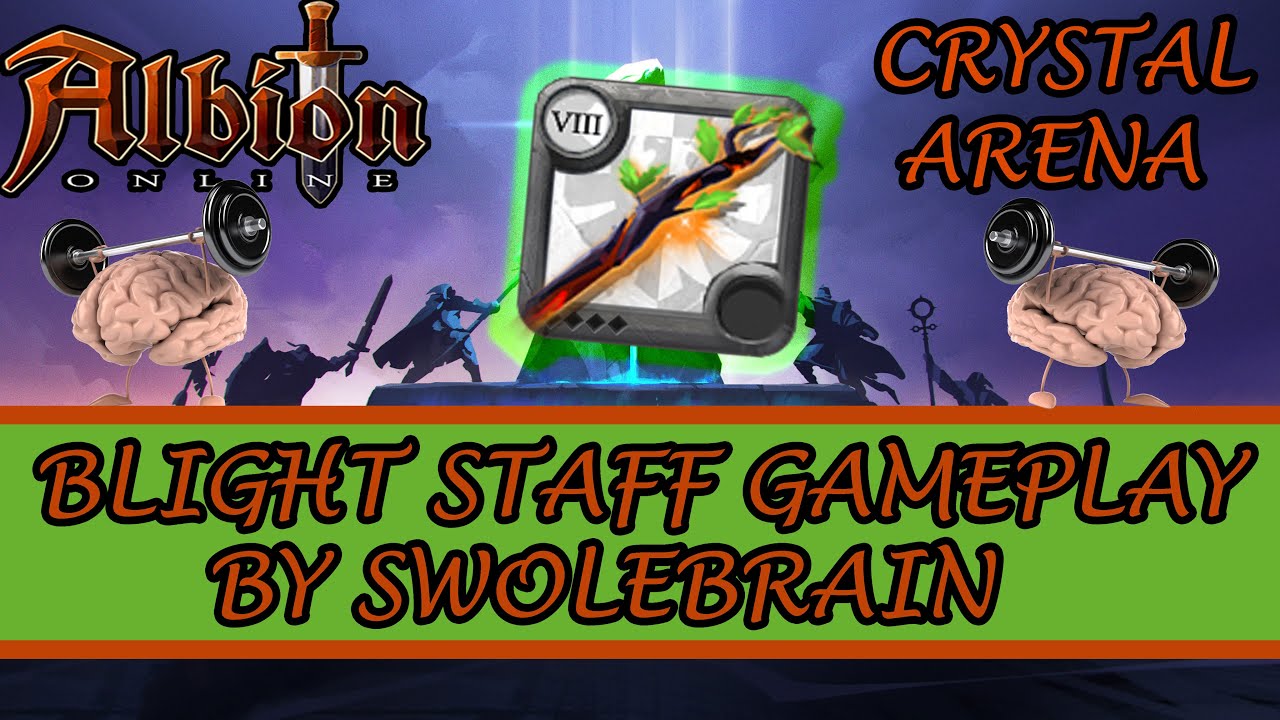 Blight Nature Staff Healer POV/Gameplay - Crystal Arena (Crystal Rank/Season 25)  - Albion Online