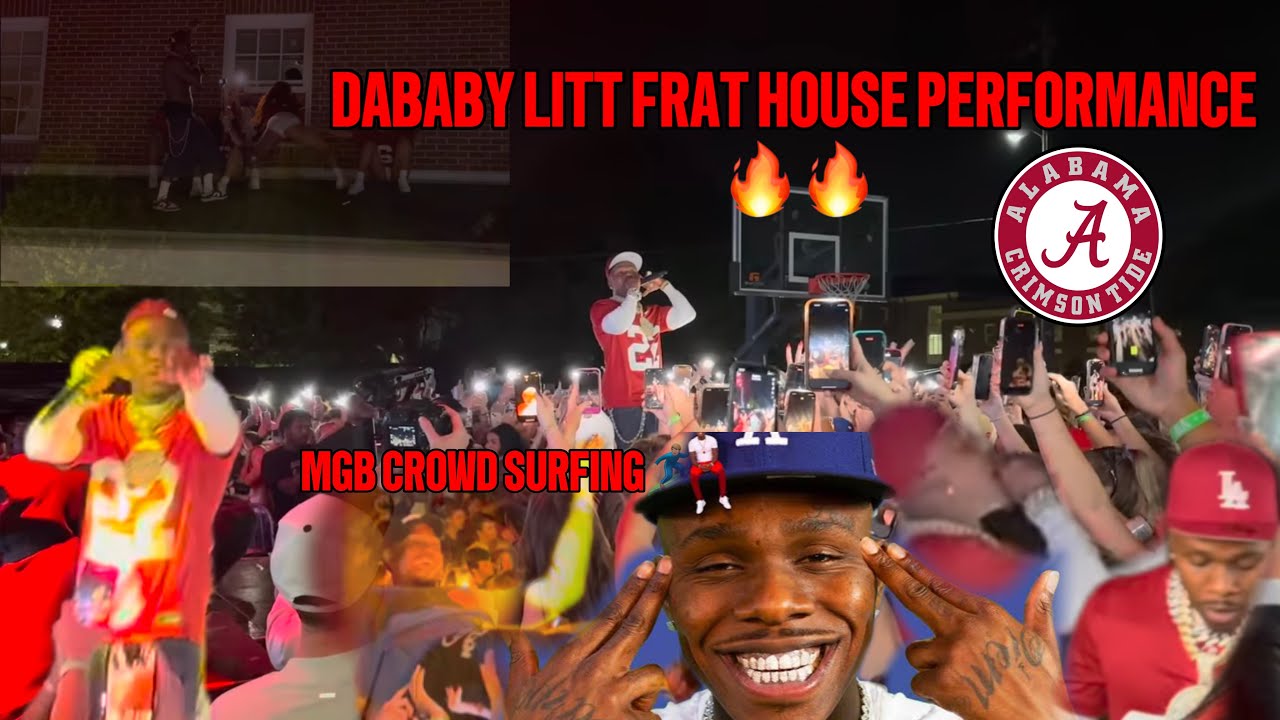 DaBaby выступила в CHI PHI FRAT HOUSE в Алабаме | Влог Litt College и Сумасшедшая ночь в колледже