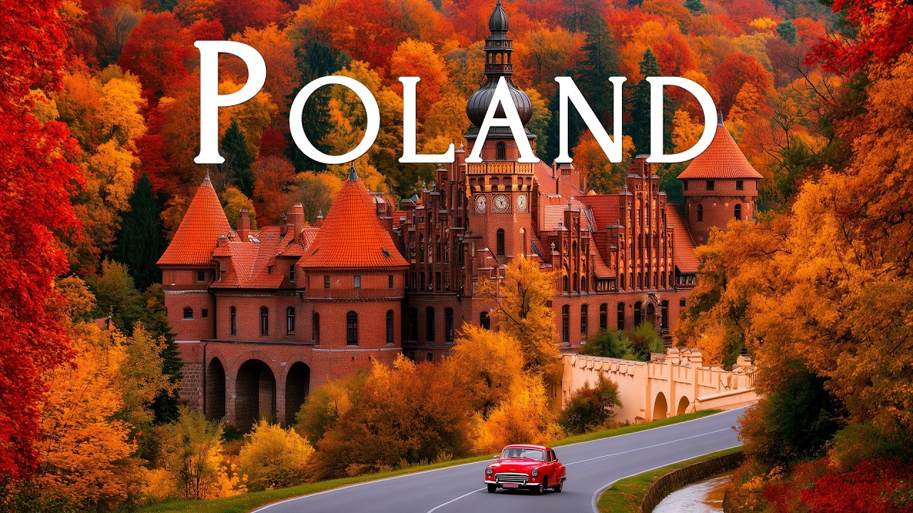 Poland Fall Foliage 2026 4K 🇵🇱 | Golden Forests, Medieval Towns & Magical Castle Landscapes