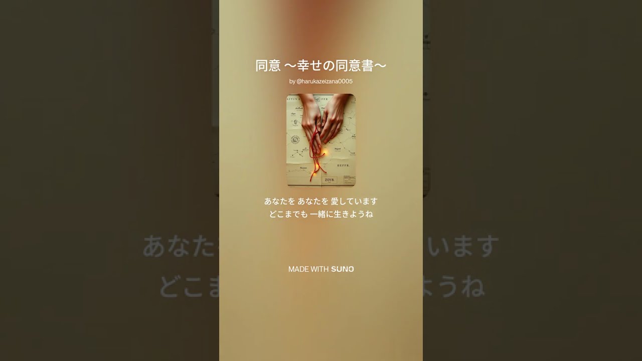 20260109B 歌詞（同意 ～幸せの同意書～）