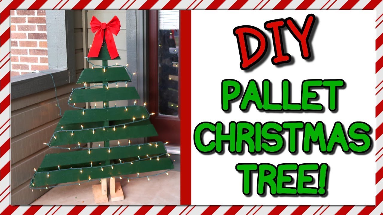 How To Make A Pallet Christmas Tree 📍 How To With Kristin