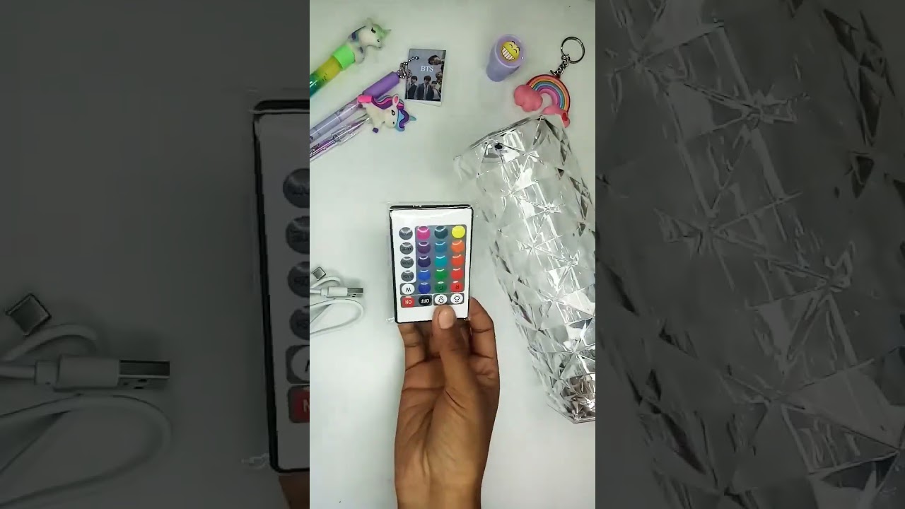 USB Charging Touch Lamp UNBOXING😍💜💫 #shorts #youtubeshorts #shortsfeed