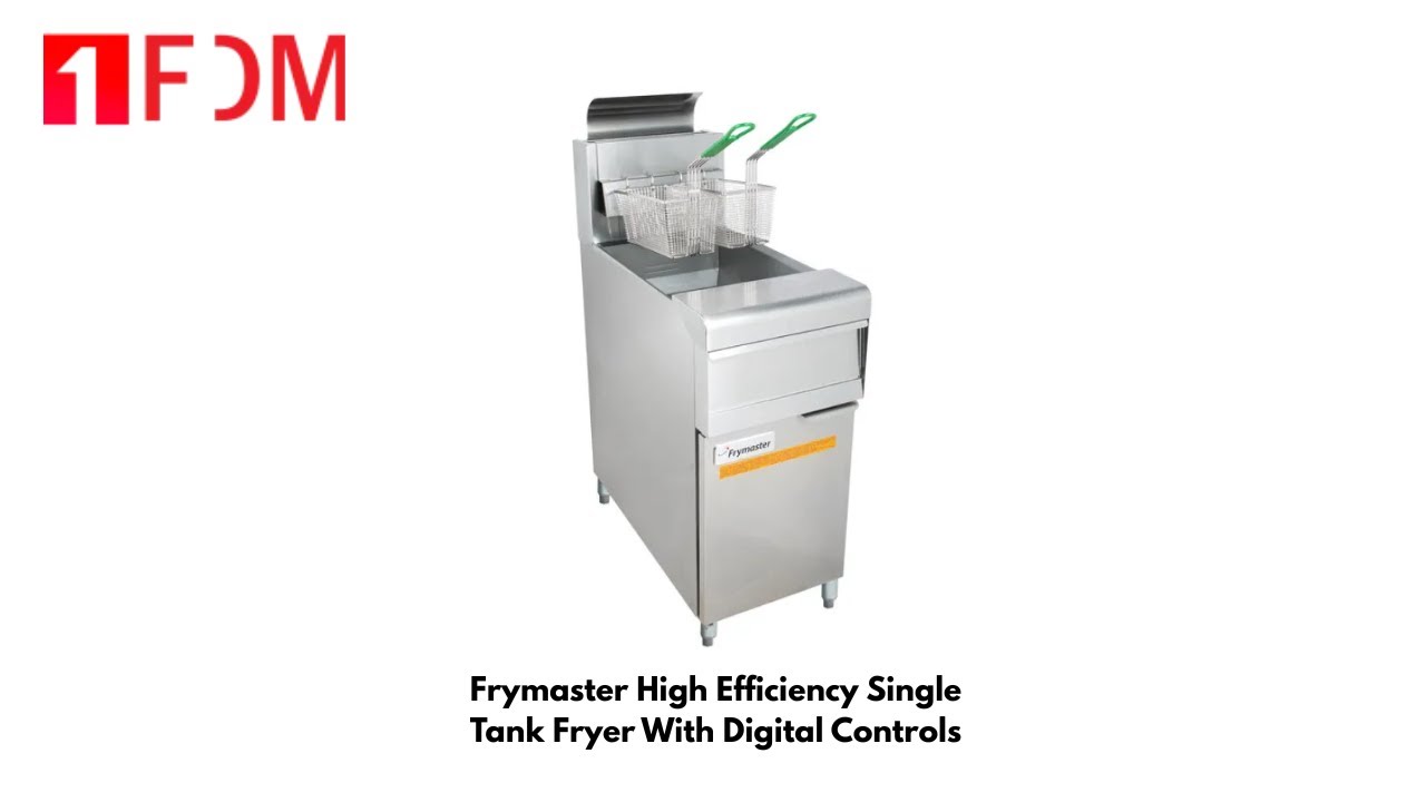 Frymaster High Efficiency Single Tank Fryer With Digital Controls without Filter   Gas