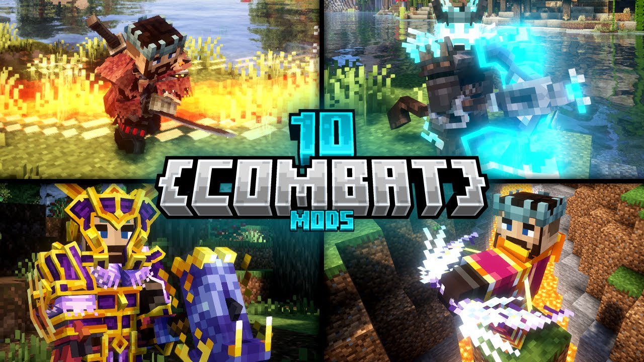 Top 10 Best Minecraft Combat Mods ! (2025)