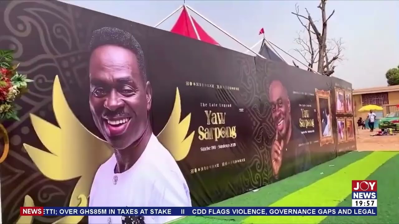 One-week observance for Yaw Sarpong: Industry players storm Kumasi to mourn late musician.