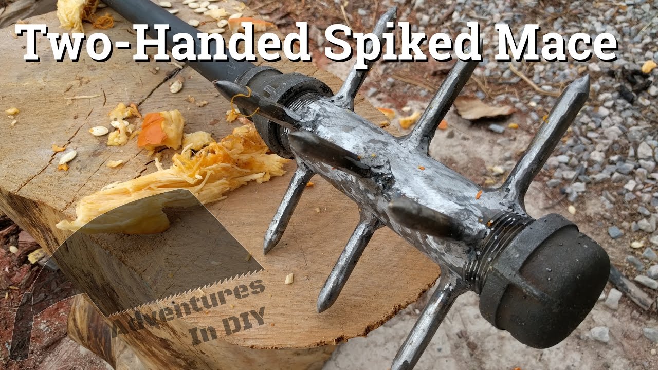 Make a Two-Handed Spiked Mace - Zombie Weapon Challenge 2016