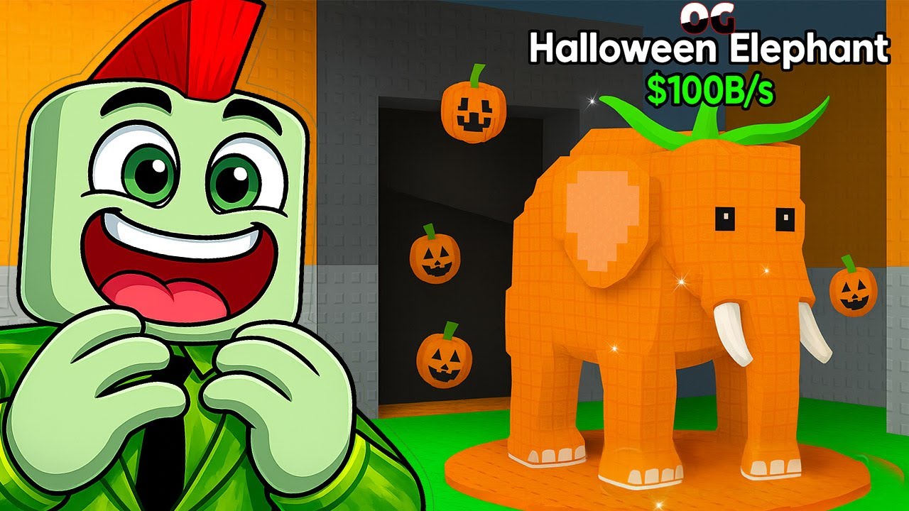 Job Speelt Halloween Event In Steal A Brainrot... In Roblox!