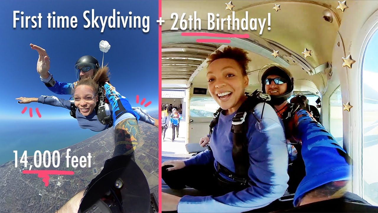 I WENT SKYDIVING FOR MY BIRTHDAY!