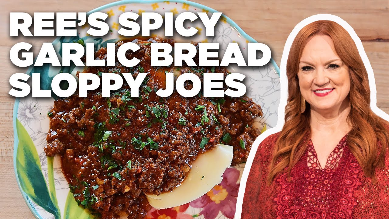 Ree Drummond's Spicy Garlic Bread Sloppy Joes | The Pioneer Woman | Food Network