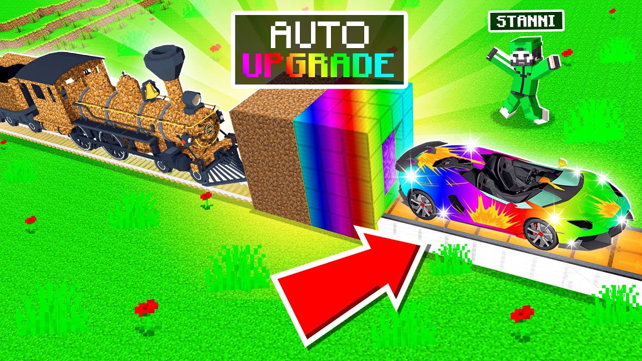 ich BAUE eine RAINBOW AUTO FABRIK in Minecraft!