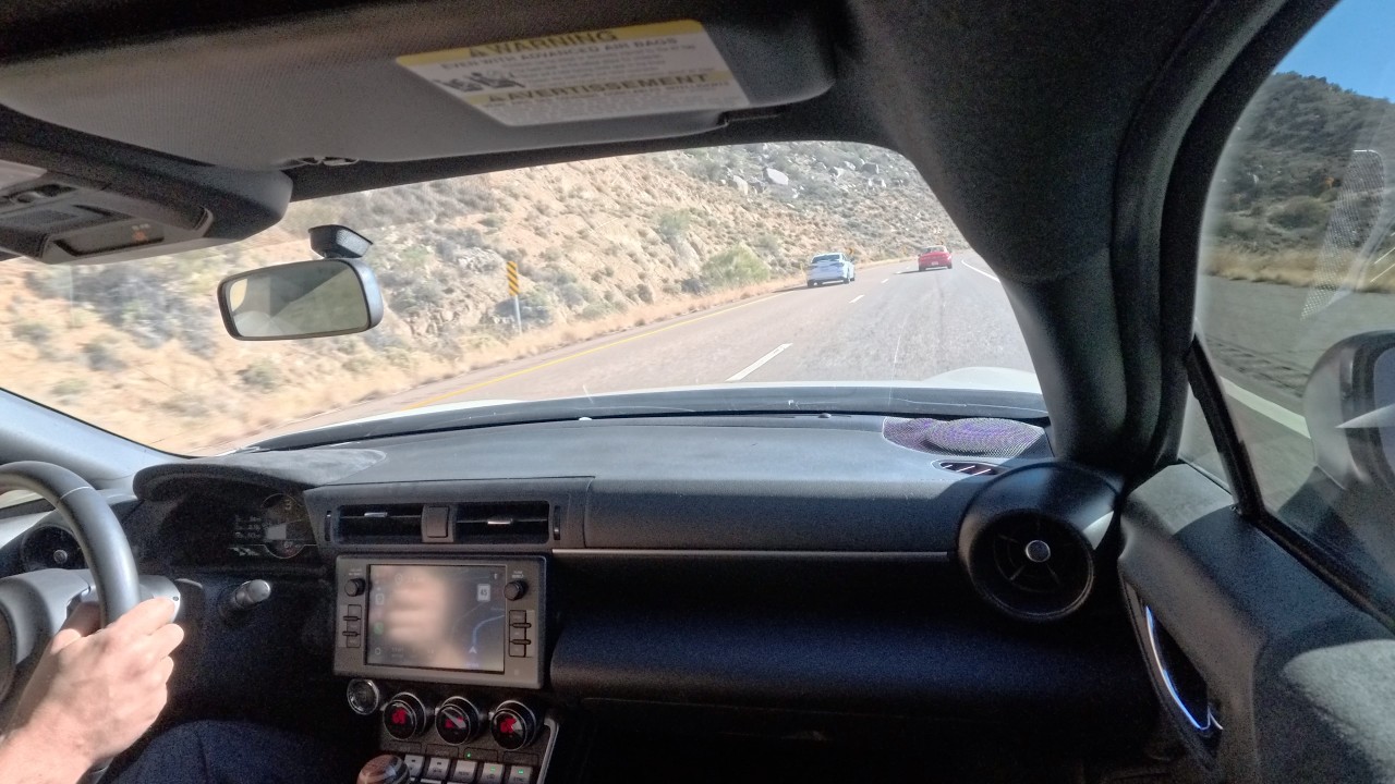 POV Friends on Curvy Roads in Arizona
