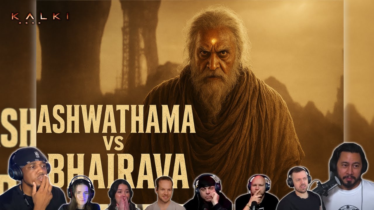 Foreigners React to Kalki 2898 AD 🔥 | Ashwatthama vs Bhairava Fight Scene Reaction@CineDesi