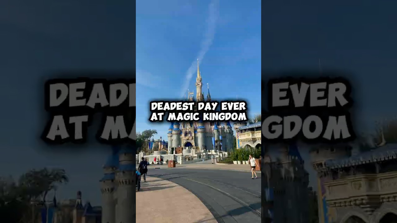 Disney World Was A GHOST TOWN Today
