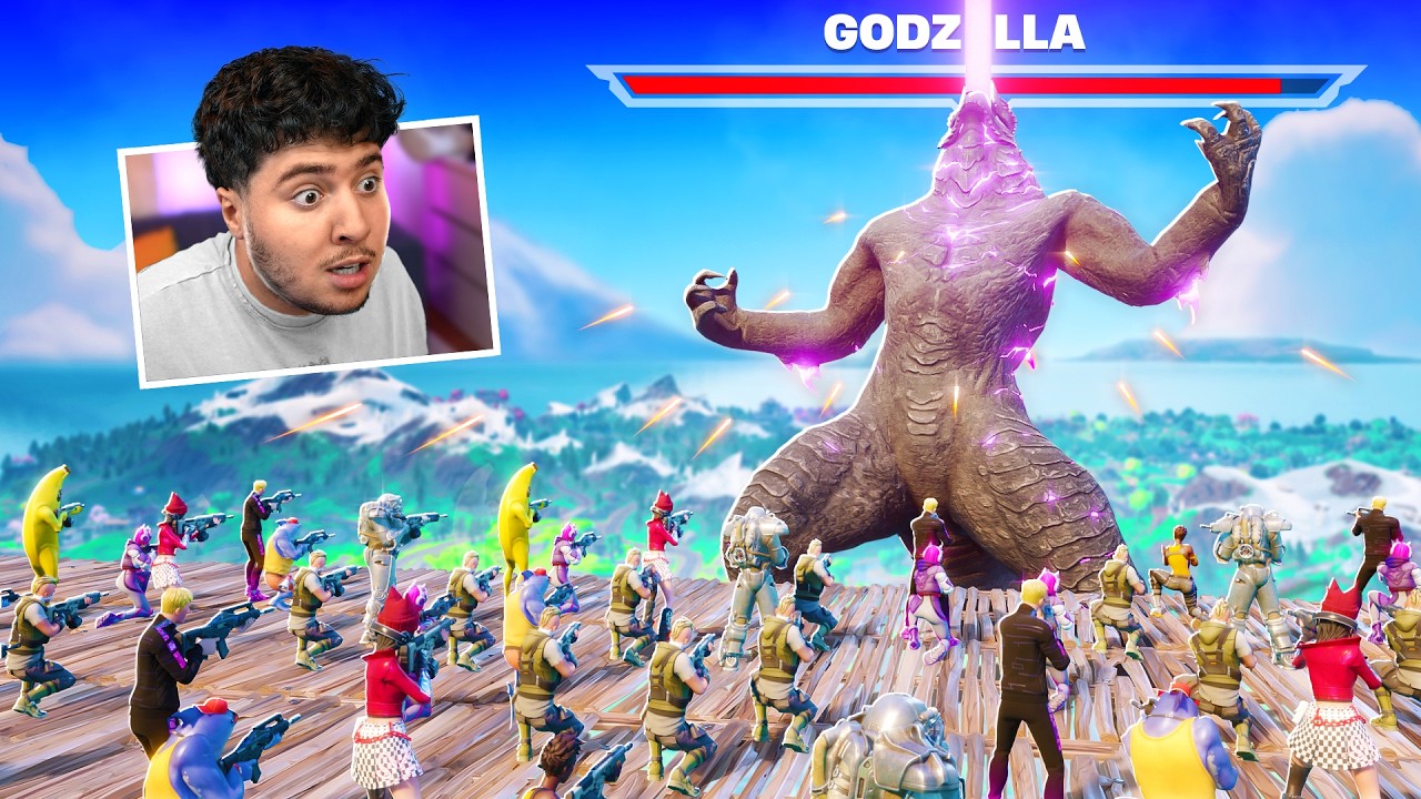 100 Joueurs Peuvent-ils Battre GODZILLA ?
