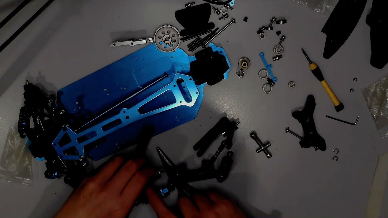 Hobby assembly RC Car HSP 94123  1/10 from loose - Part 1