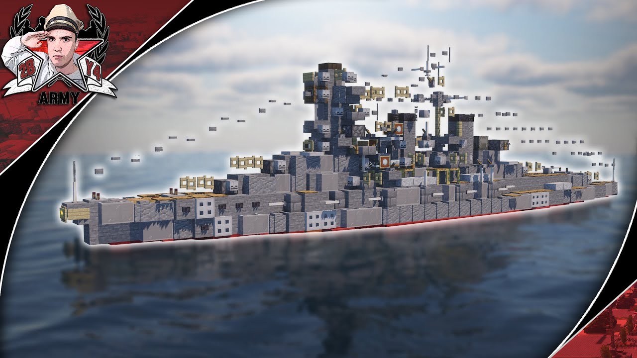 Minecraft: WW2 IJN Kongo | Kongo-Class Battleship Tutorial