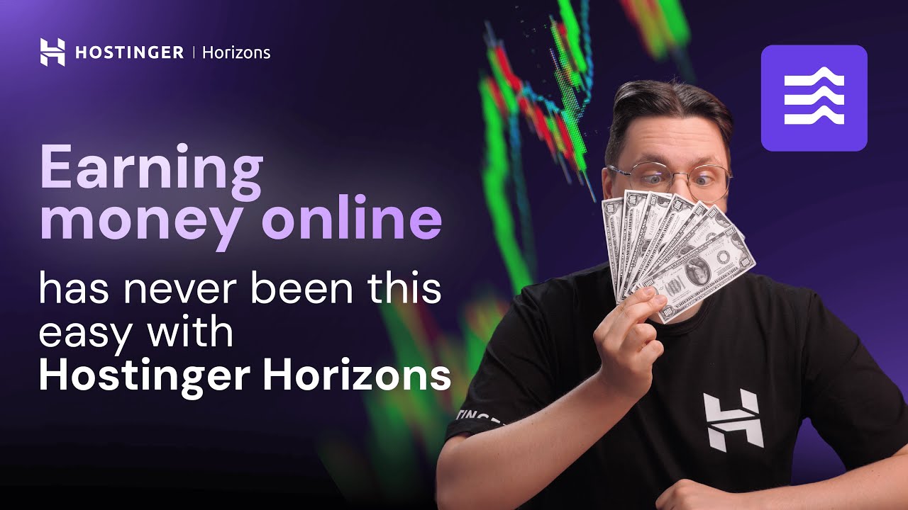 🔴 Earning Money Online has Never Been This Easy with Hostinger Horizons