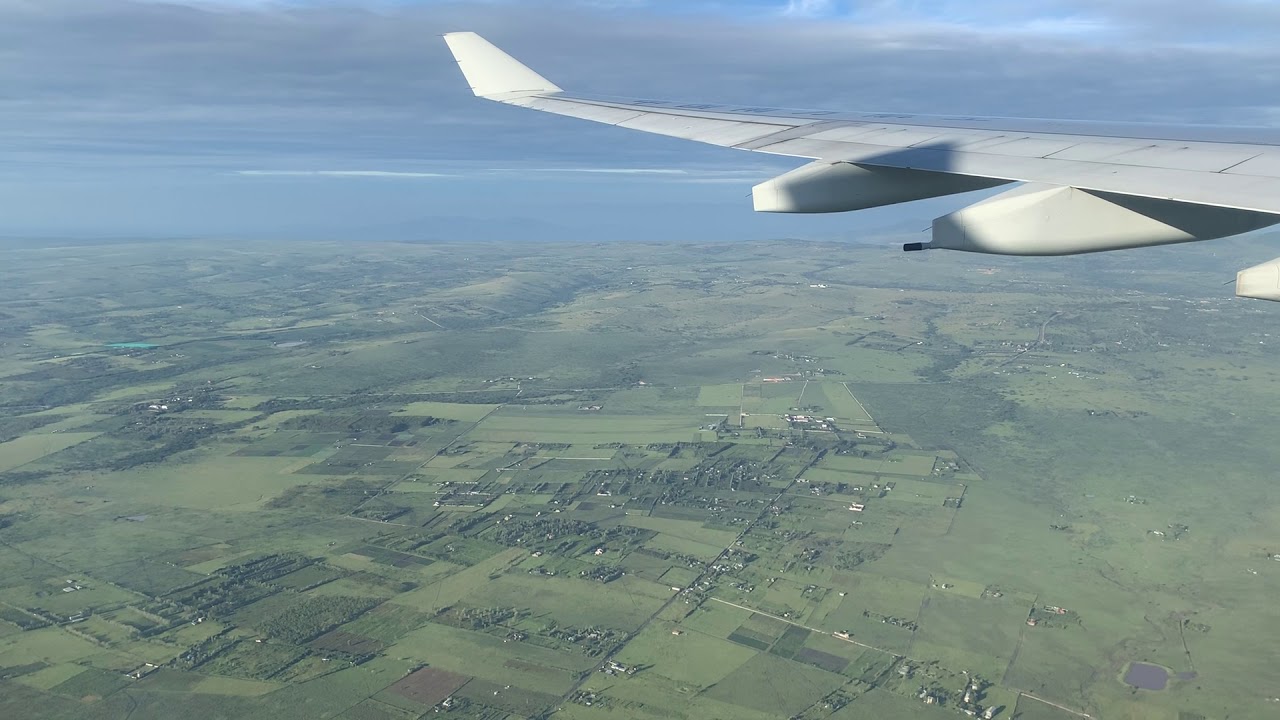 Landing at Nairobi Jomo Kenyatta Airport