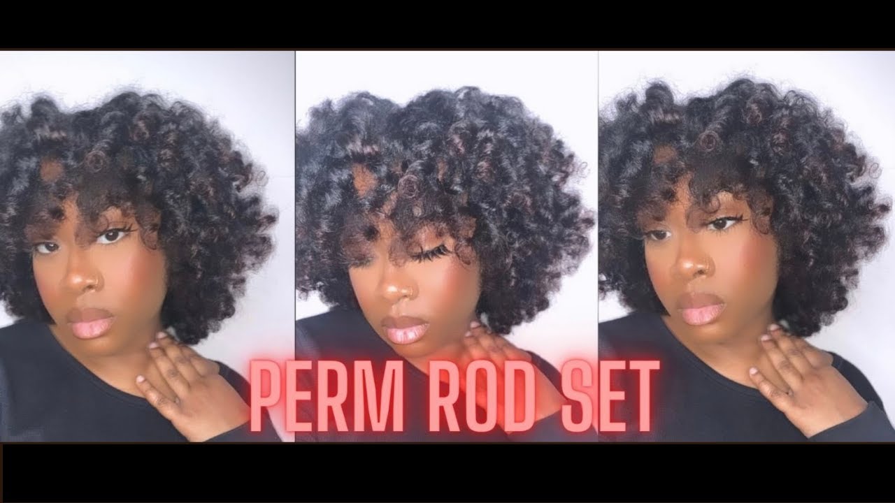 ATTEMPTING MY FIRST PERM ROD SET| NATURAL HAIR| Nia Arna