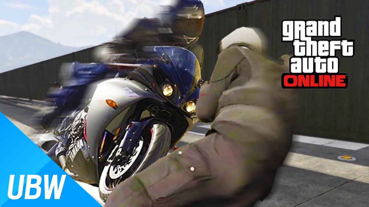 UlsanBigWhale' Riding a Motorcycle (GTA5 Contents)