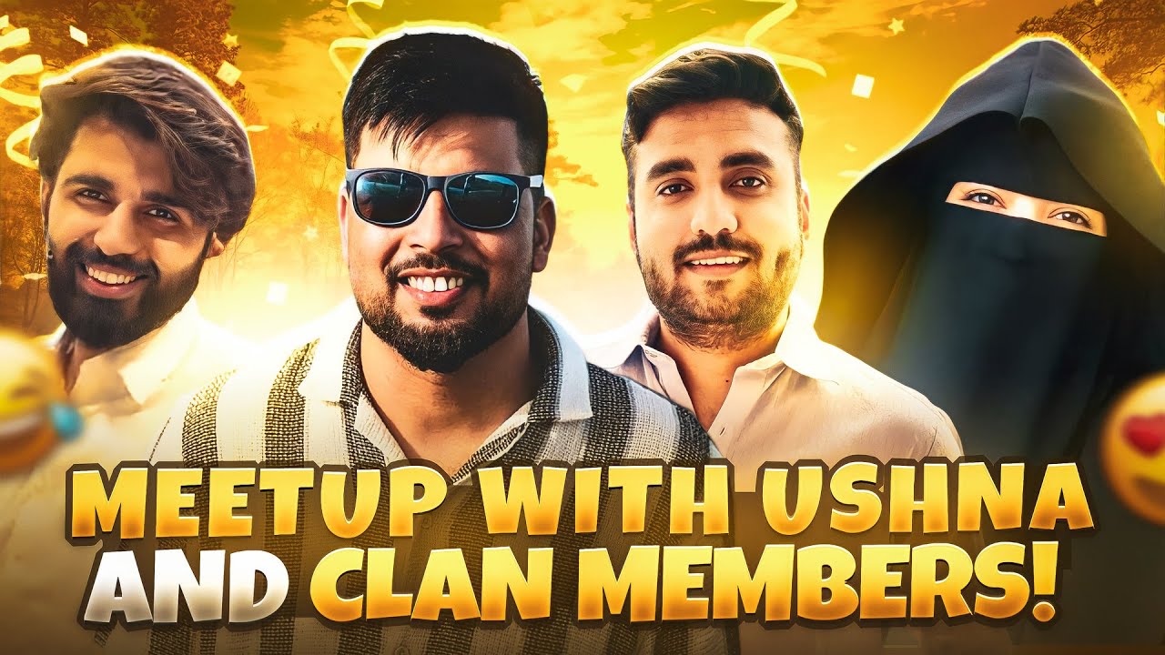 I Meet With @FM USHNA YT 😍 For The First Time🙈