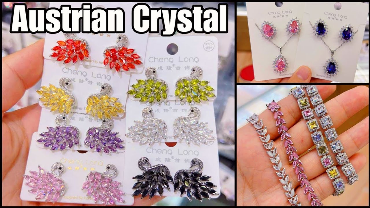 Austrian Crystal Jewellery Biggest Wholesale Market In Kolkata || Exclusive Jewellery Wholesaler ||