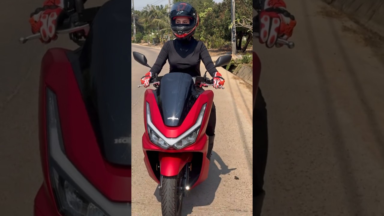HONDA PCX 160 2025 RED COLOUR #automobile #allnewpcx160 #trending #pcx160 #pcx2025 #shorts