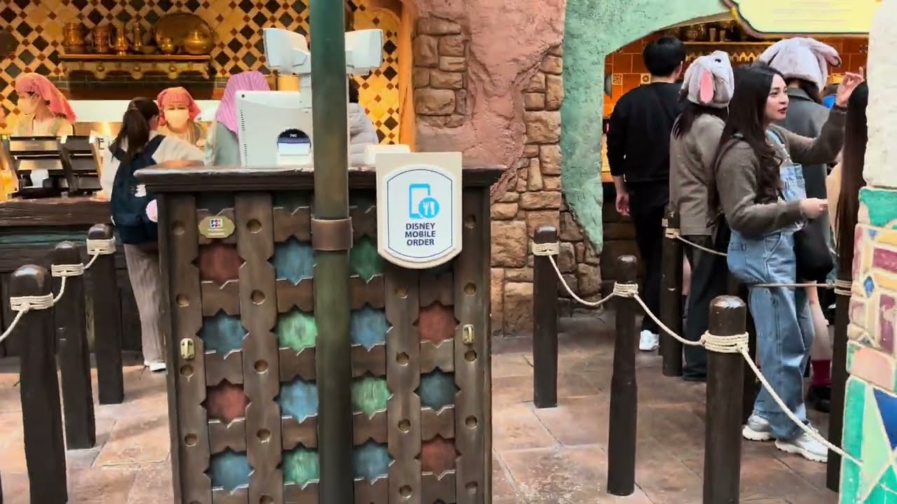 春休みディズニー行く人必見‼️《モバイルオーダーを活用しよう‼️》ディズニーシー3月2日の状況