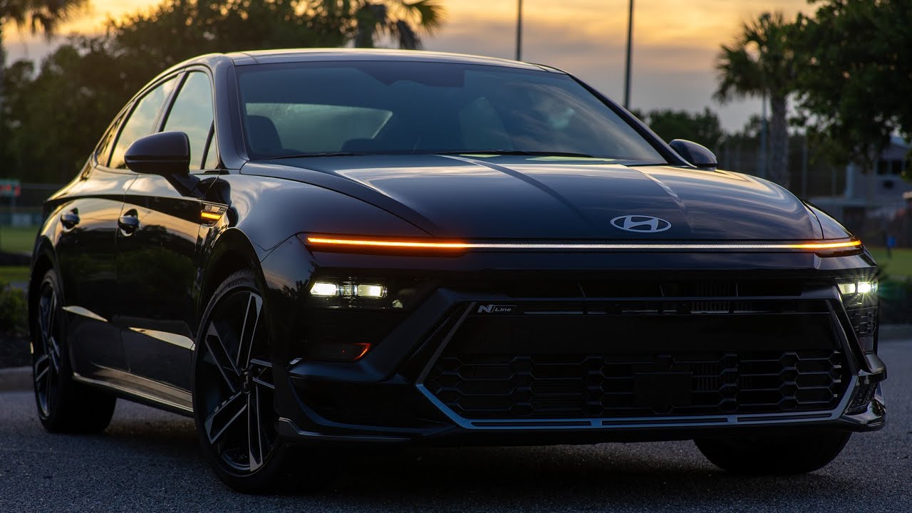 AT NIGHT: 2025 Hyundai Sonata N Line Full Night Review — Exterior, Interior, Road Test