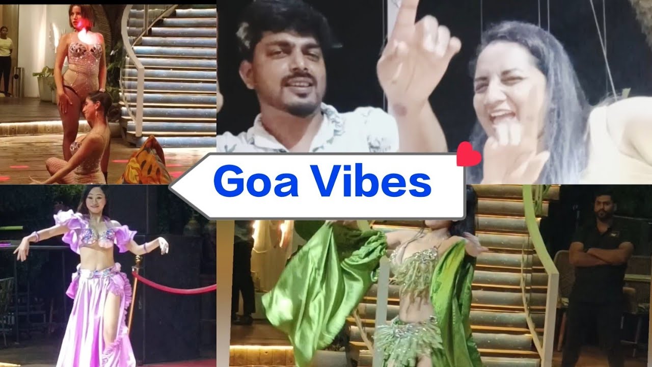 Humne dekha Fire show, dance and belly dance performance goa main | Goa vlog | Vacation plan in Goa