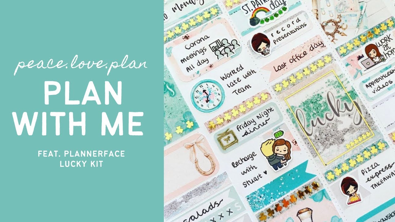 PLAN WITH ME | feat. Plannerface Lucky kit