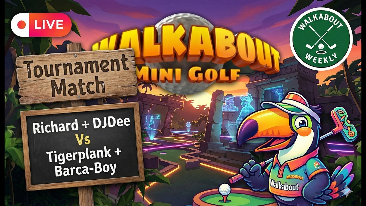 Walkabout Mini Golf VR Multiplayer | [Atlantis] (HARD) | Full Match Gameplay