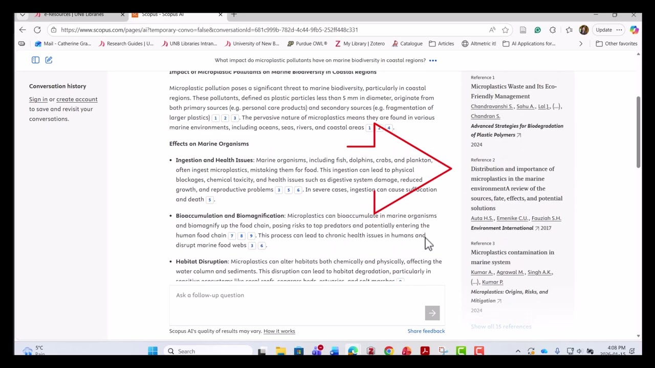 Using Scopus AI