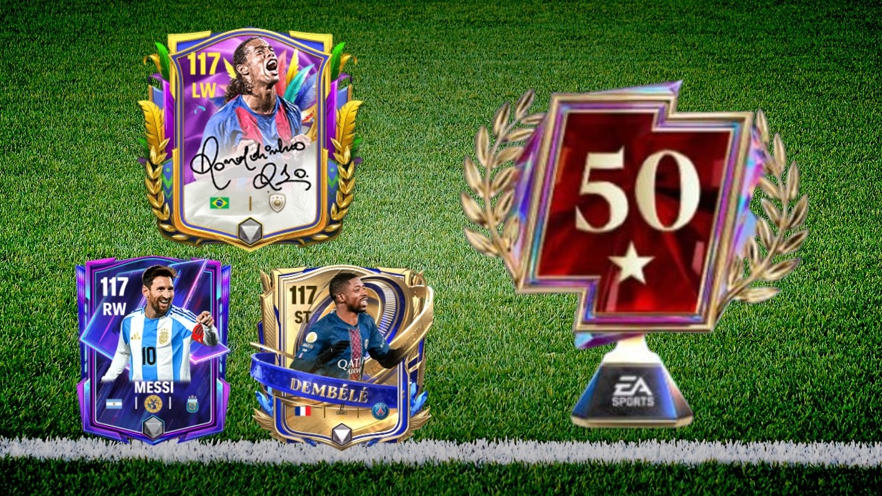 117 Ronaldinho, 117 Messi and 117 Dembele | Fc mobile H2H 100 stars 🔥