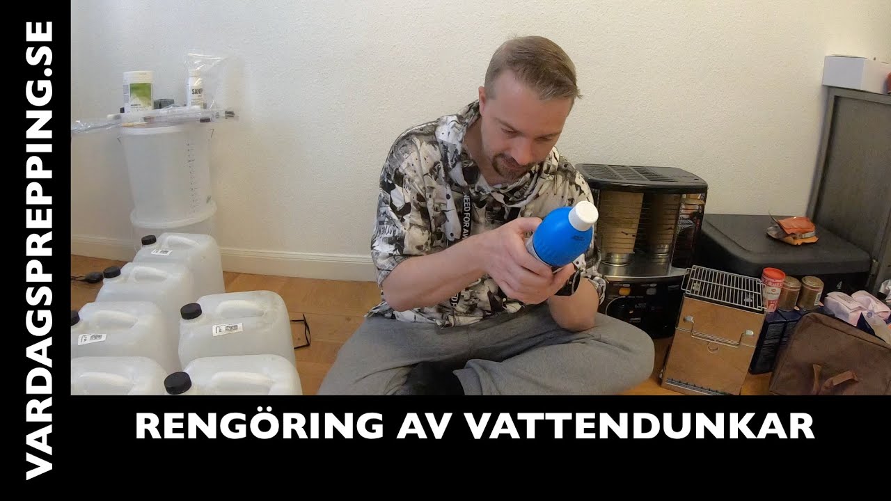 Rengöring av vattendunkar