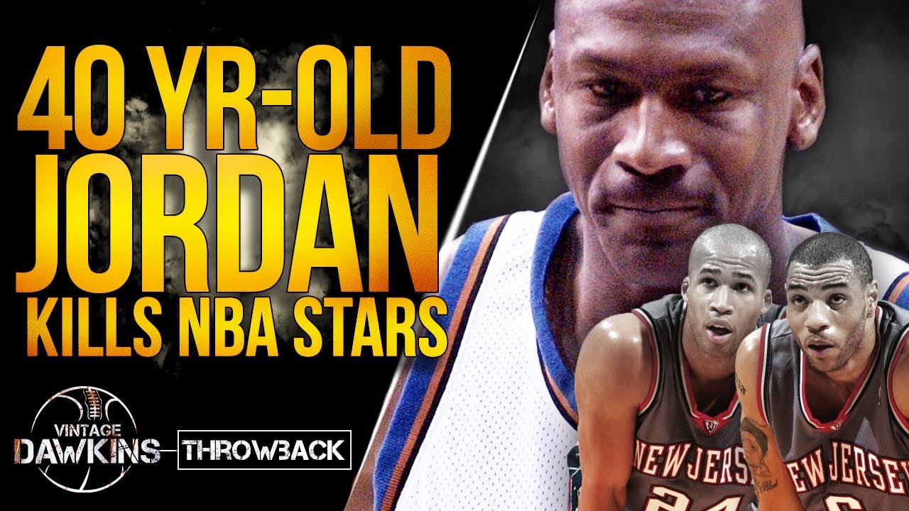 40 Years Old Michael Jordan Snaps For 43 Pts vs Nets | MUST WATCH | VintageDawkins
