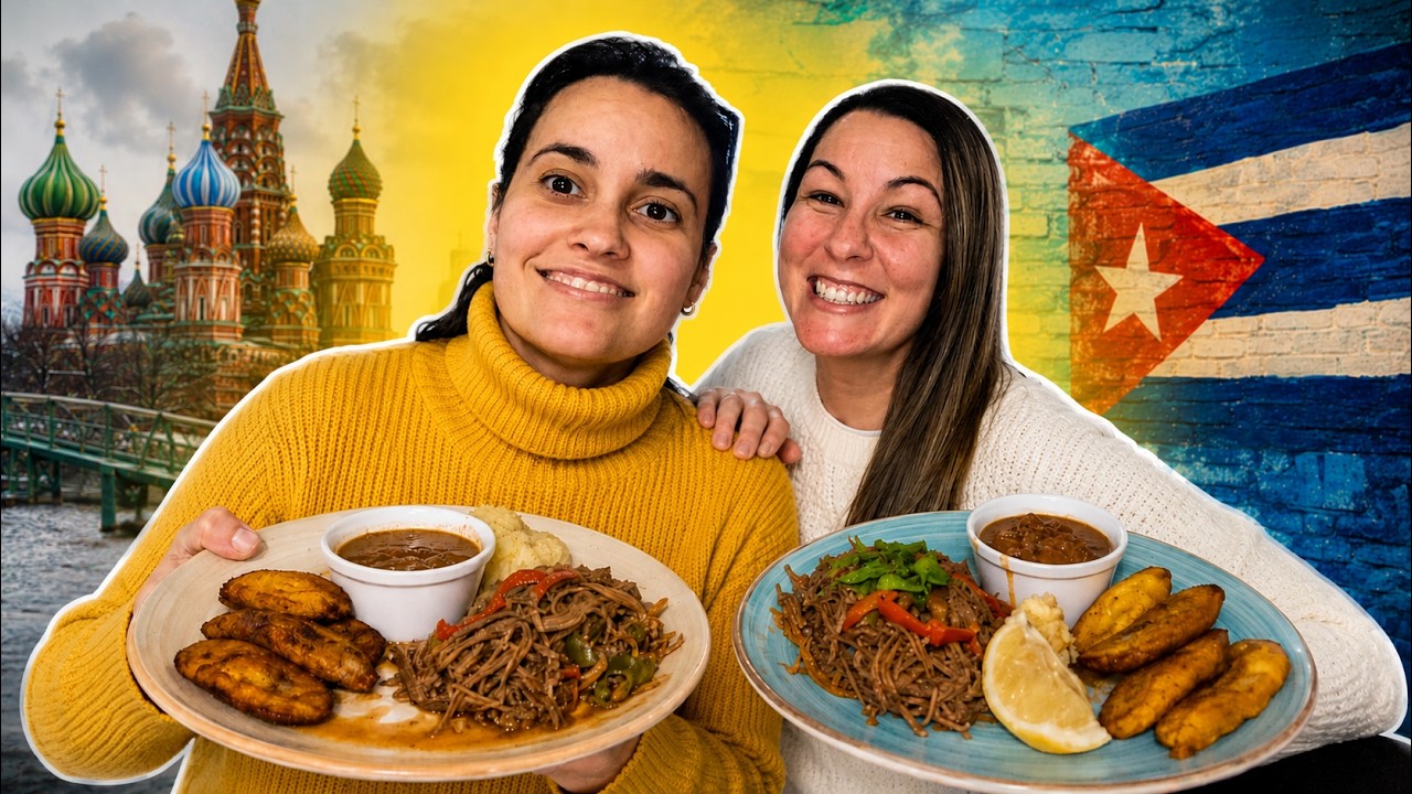 😱Probamos comida cubana 🇨🇺 en Rusia 🇷🇺 y no era lo que esperábamos #cubanosporelmundo #vlog