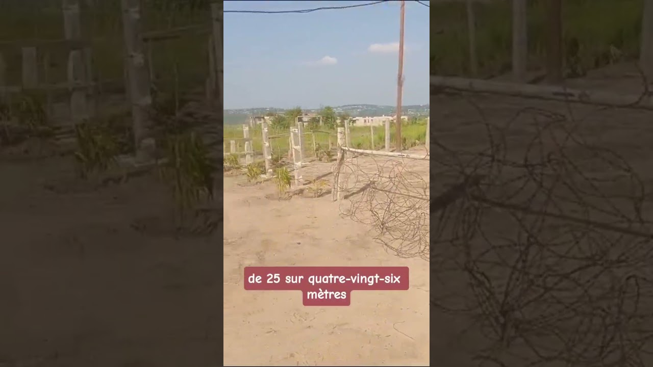 (+243 82 45 072 61) TERRAIN À VENDRE À KINSHASA/MONT-NGAFULA