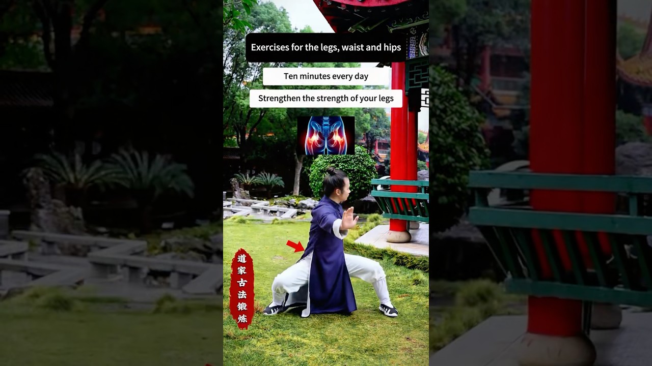 Exercises for the legs,waist and hips.#practice #exercise #taichi #strength#meridian#stretch#leg#hip