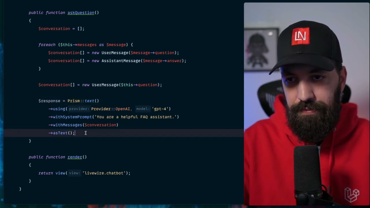AI-Powered FAQ Chatbot in Laravel 12 with Livewire & PrismPHP (GPT-4)