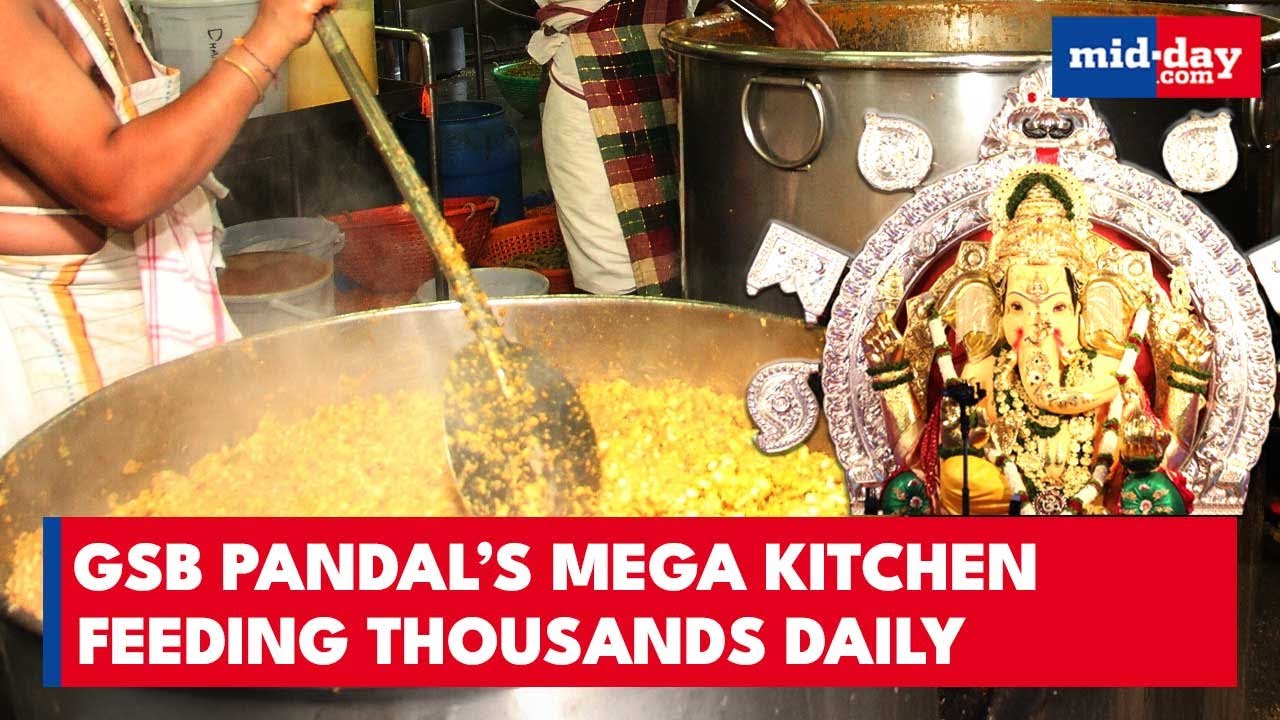 Inside Mumbai’s Richest Ganpati Kitchen: GSB Mandal Cooking For Thousands Daily During Ganeshotsav