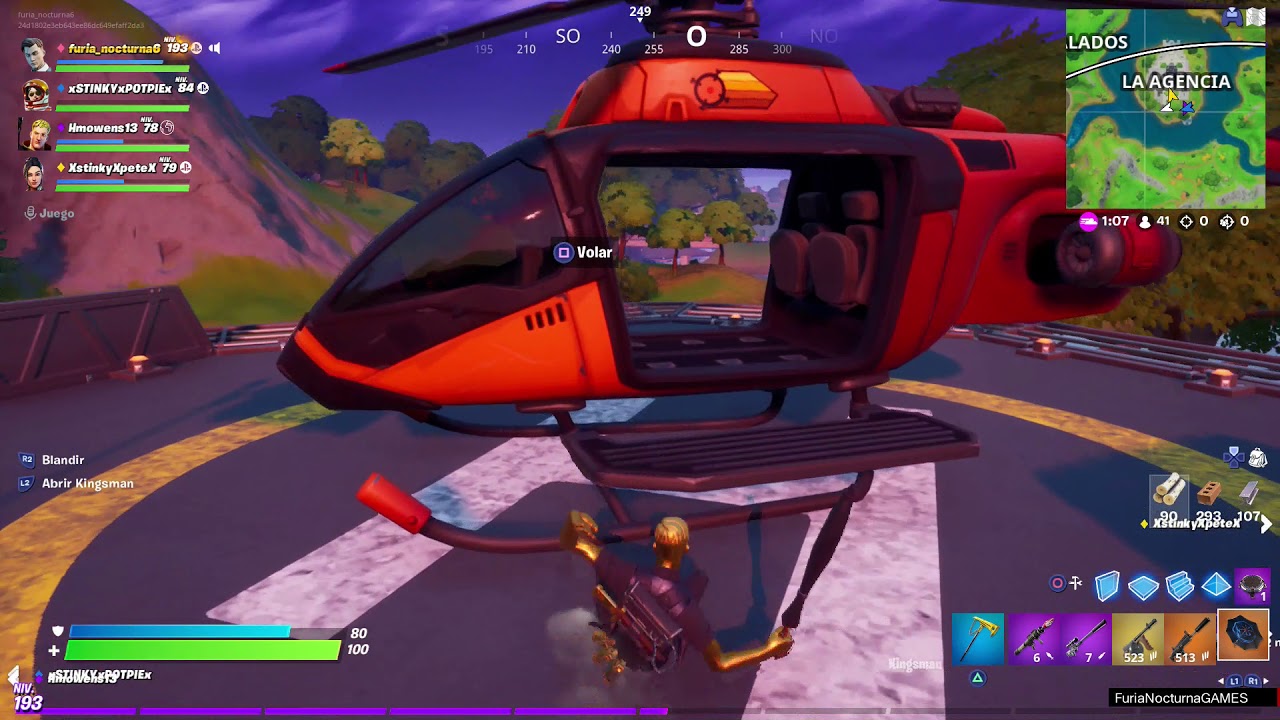 Fortnite Battle Royale Gameplay PS4 Escuadron 2