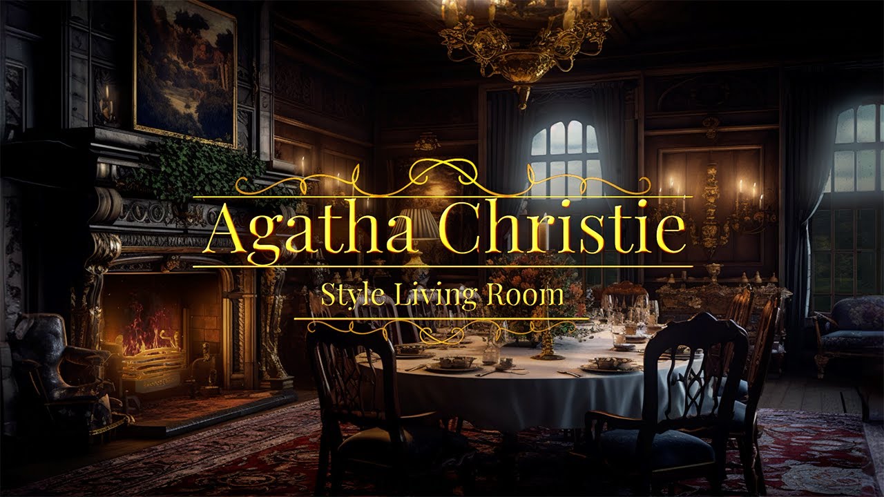 Mysterious Living Room - An Ambience Like Agatha Christie Novels