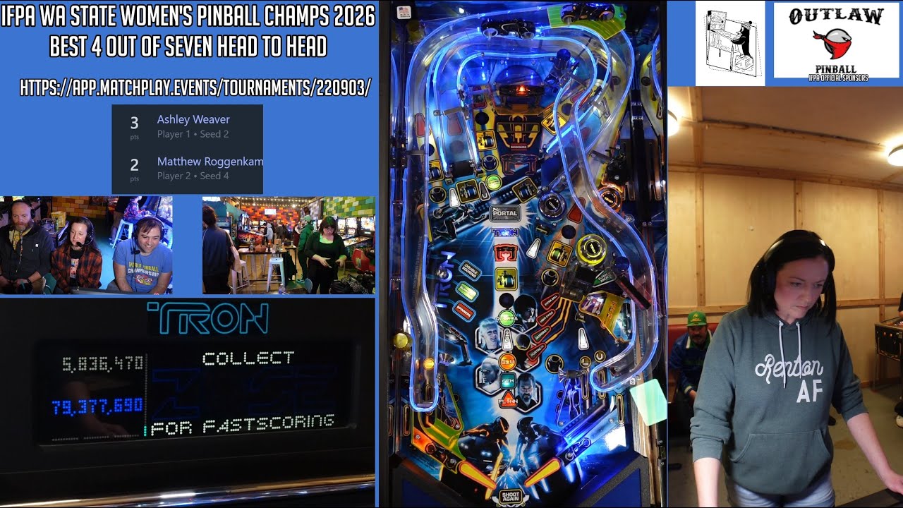 2026 01 18 IFPA Washington State Women Pinball Championship finals