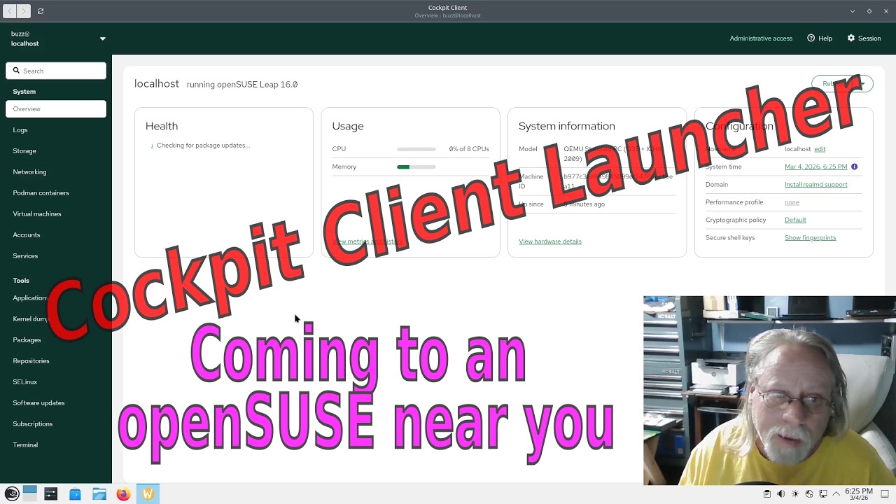 Приложение Cockpit Client Launcher скоро появится в вашей системе openSUSE.